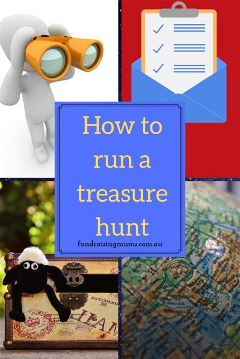 treasure hunt fundraising ideas.